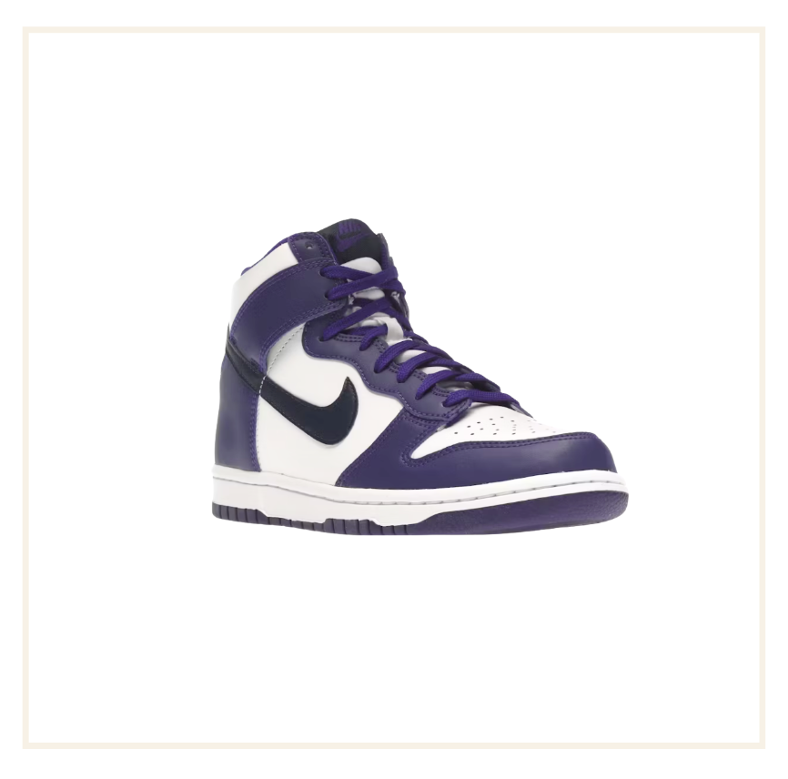 Nike Dunk High Electro Purple Midnight Navy (GS)