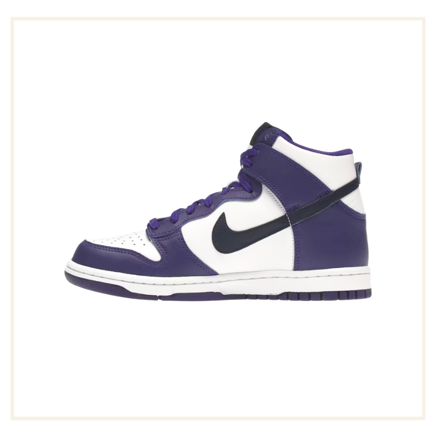 Nike Dunk High Electro Purple Midnight Navy (GS)