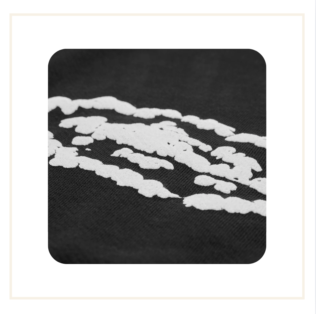 Corteiz x Denim Tears Cotton Wreath Sweatsuit Black White