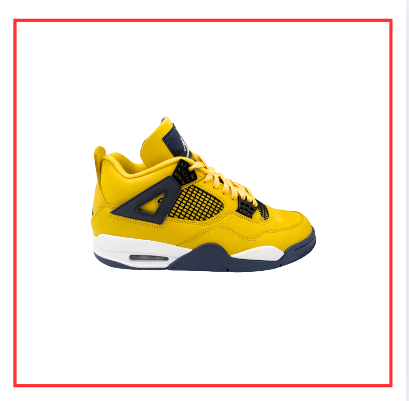 Air Jordan 4 Retro Lightning (Preloved) UK 7.5
