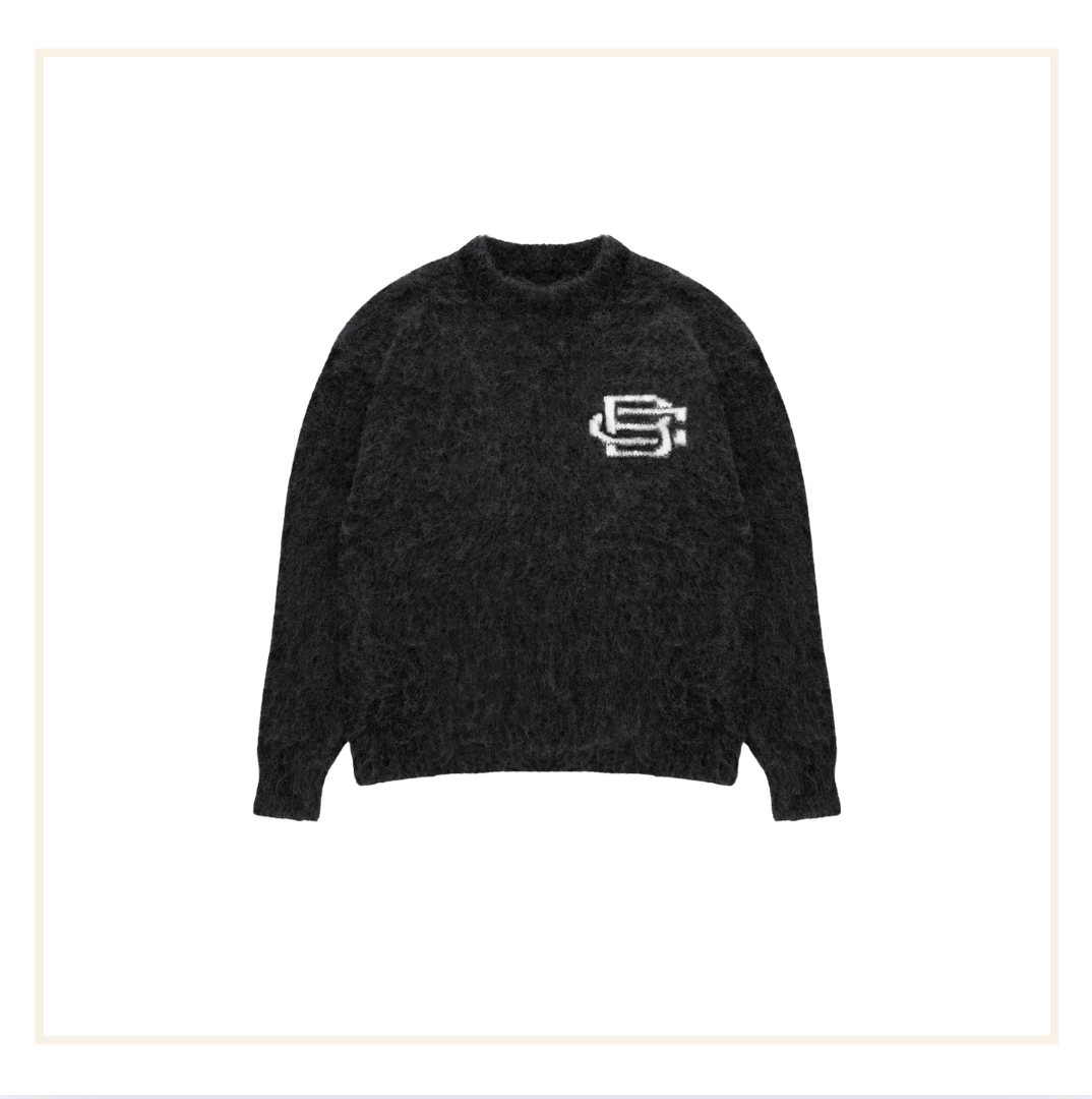 Bénir Mohair Knit Jumper Black