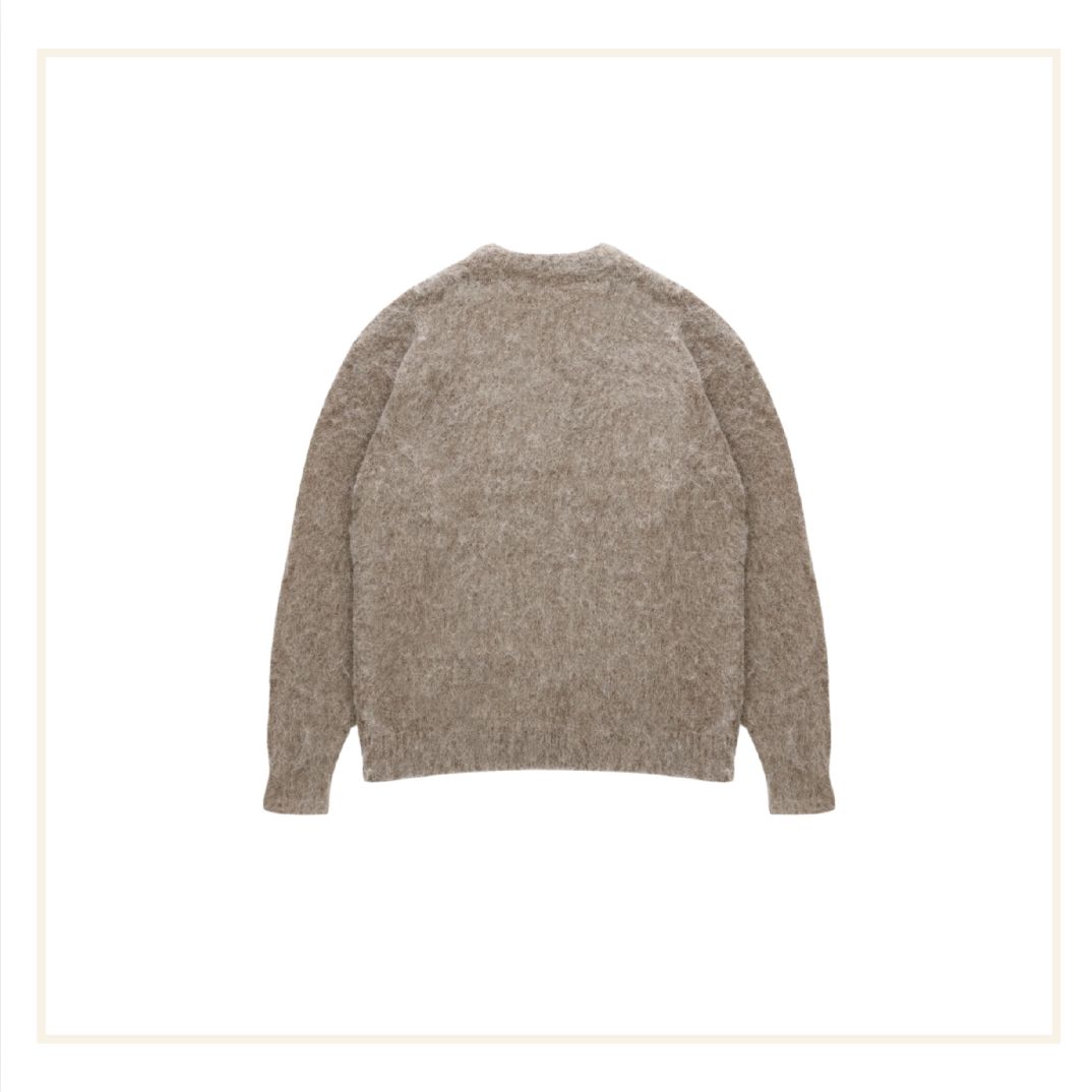 Bénir Mohair Knit Jumper Taupe