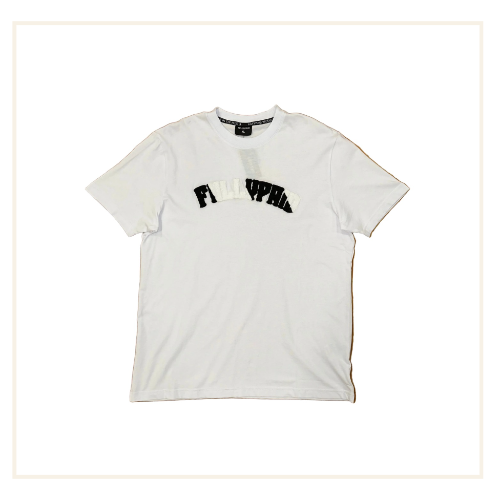 FullyPaid White Black Fur T-Shirt