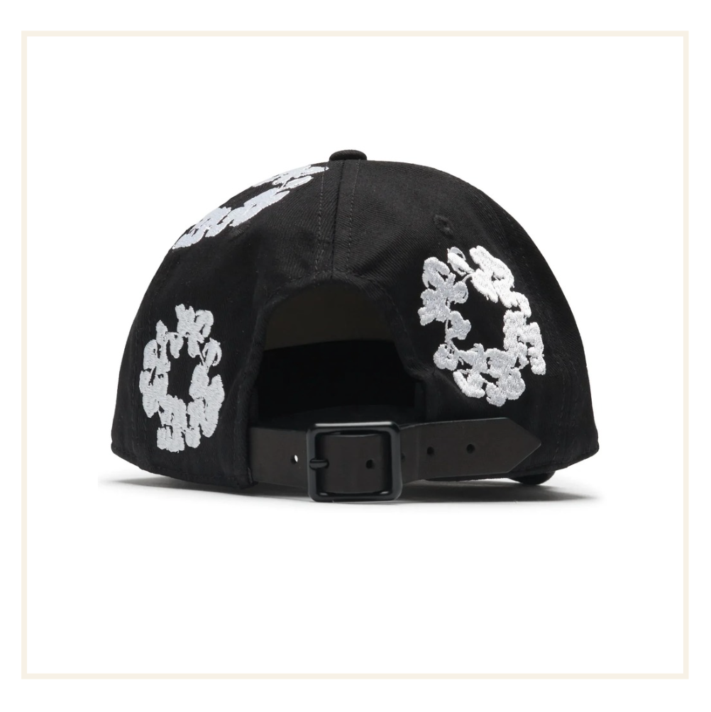 Denim Tears Cotton Wreath Cap Black