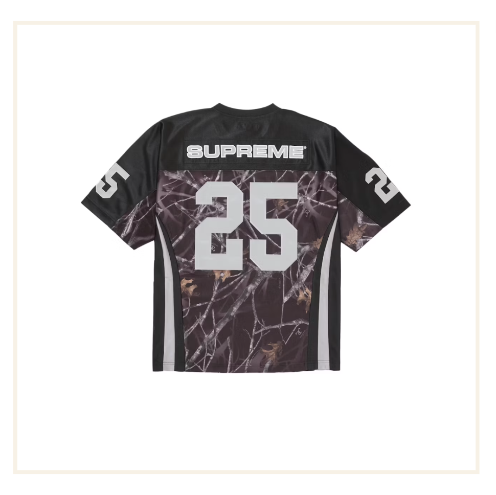 Supreme Breast Cancer Awareness Football Jersey Black