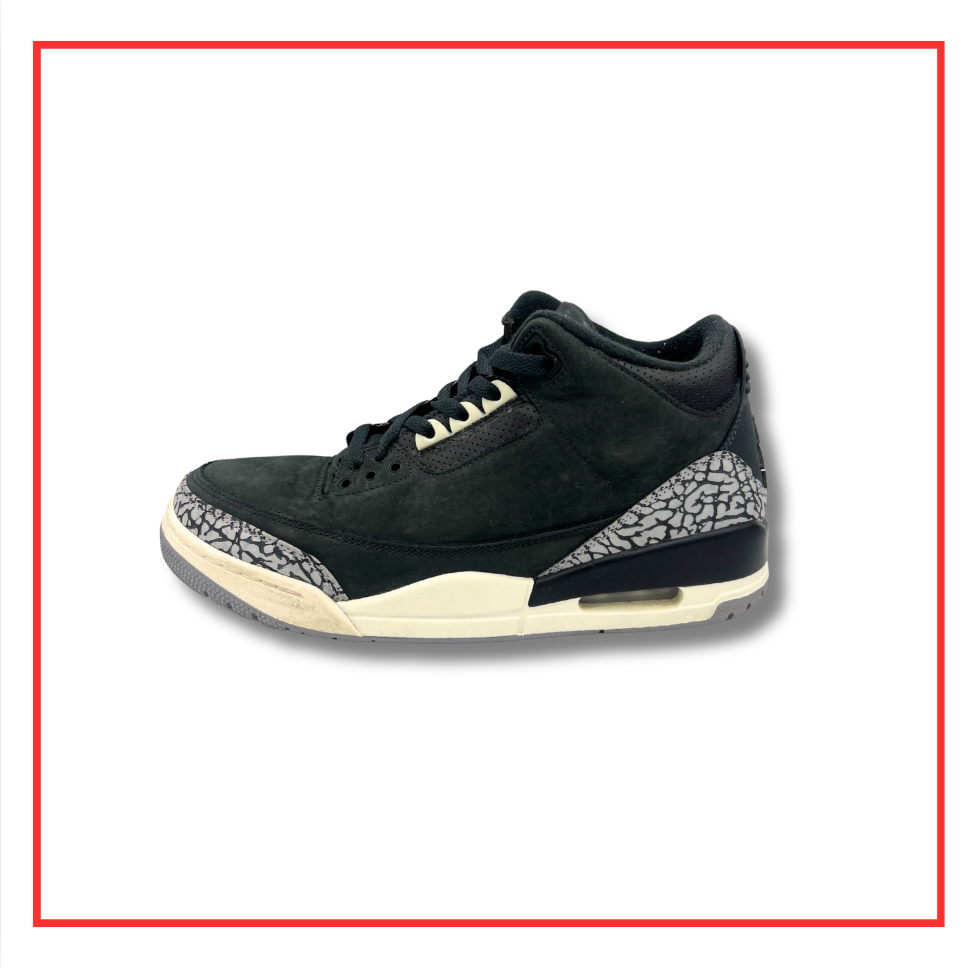 Air Jordan 3 Retro Off Noir W (Preloved) UK 8