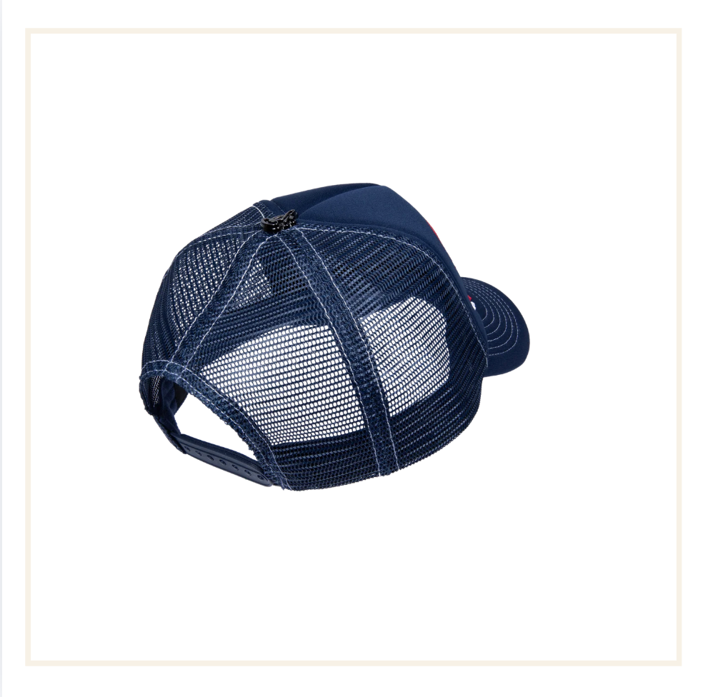 Syna Workwear Navy Tomato Trucker