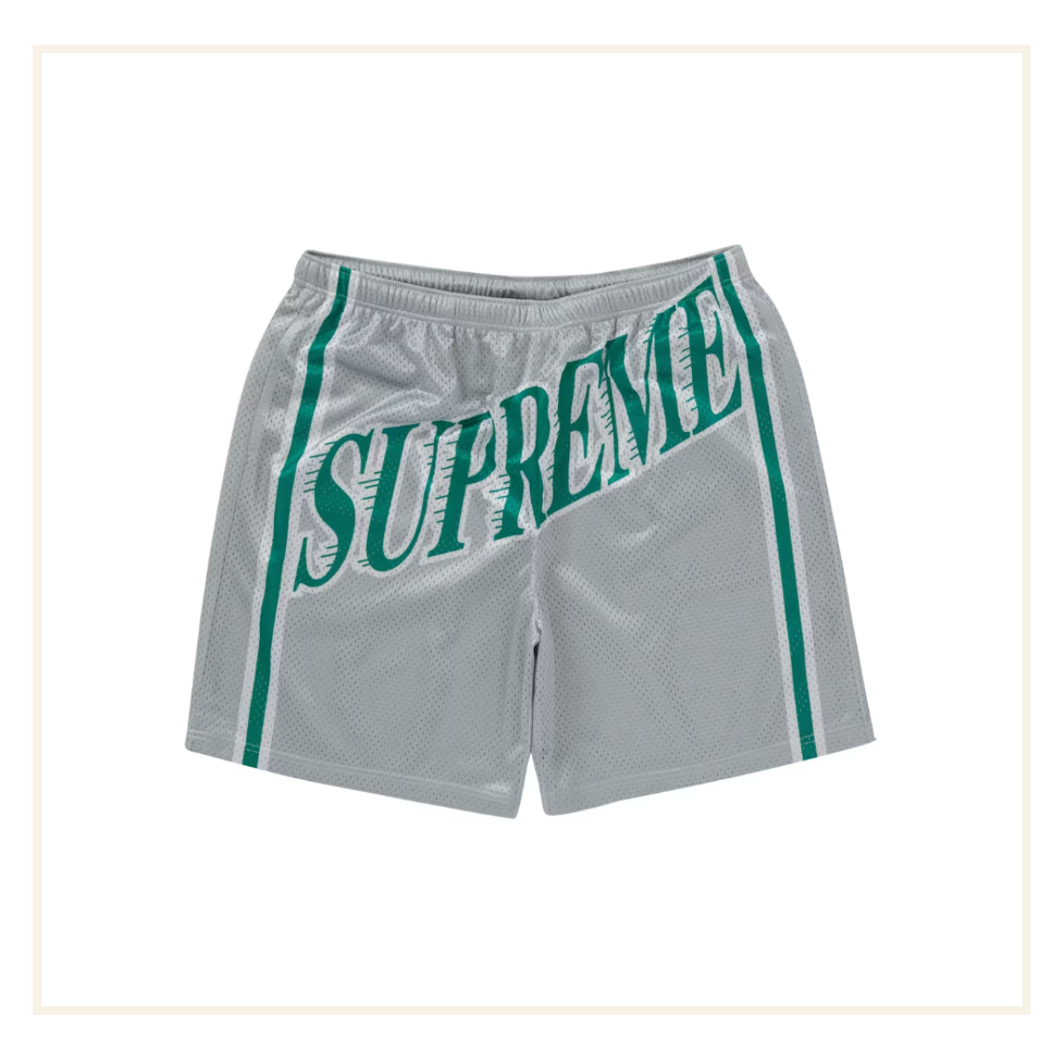 Supreme Slap Shot Mesh Short Grey Green