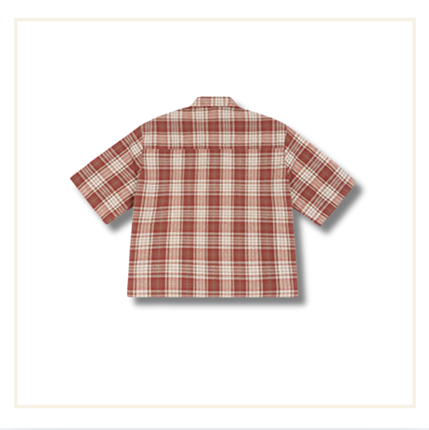 Noissey Checkered Red Flannel Shirt