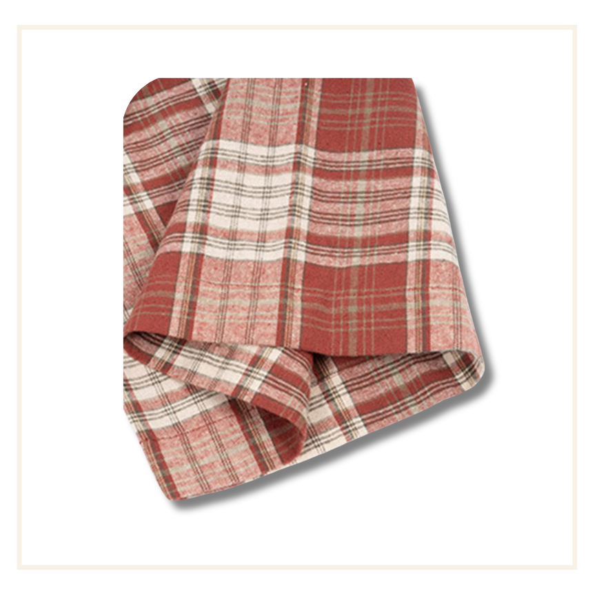 Noissey Checkered Red Flannel Shirt