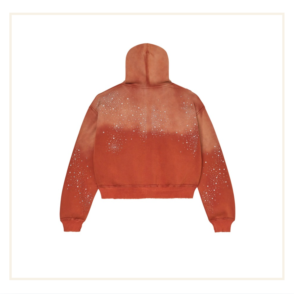 Vale Forever Valley Dreams Classico Zip-Up Hoodie Orange