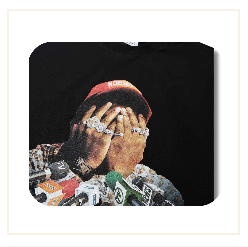 Noissey No Talk Paparazzi Press Black T-Shirt