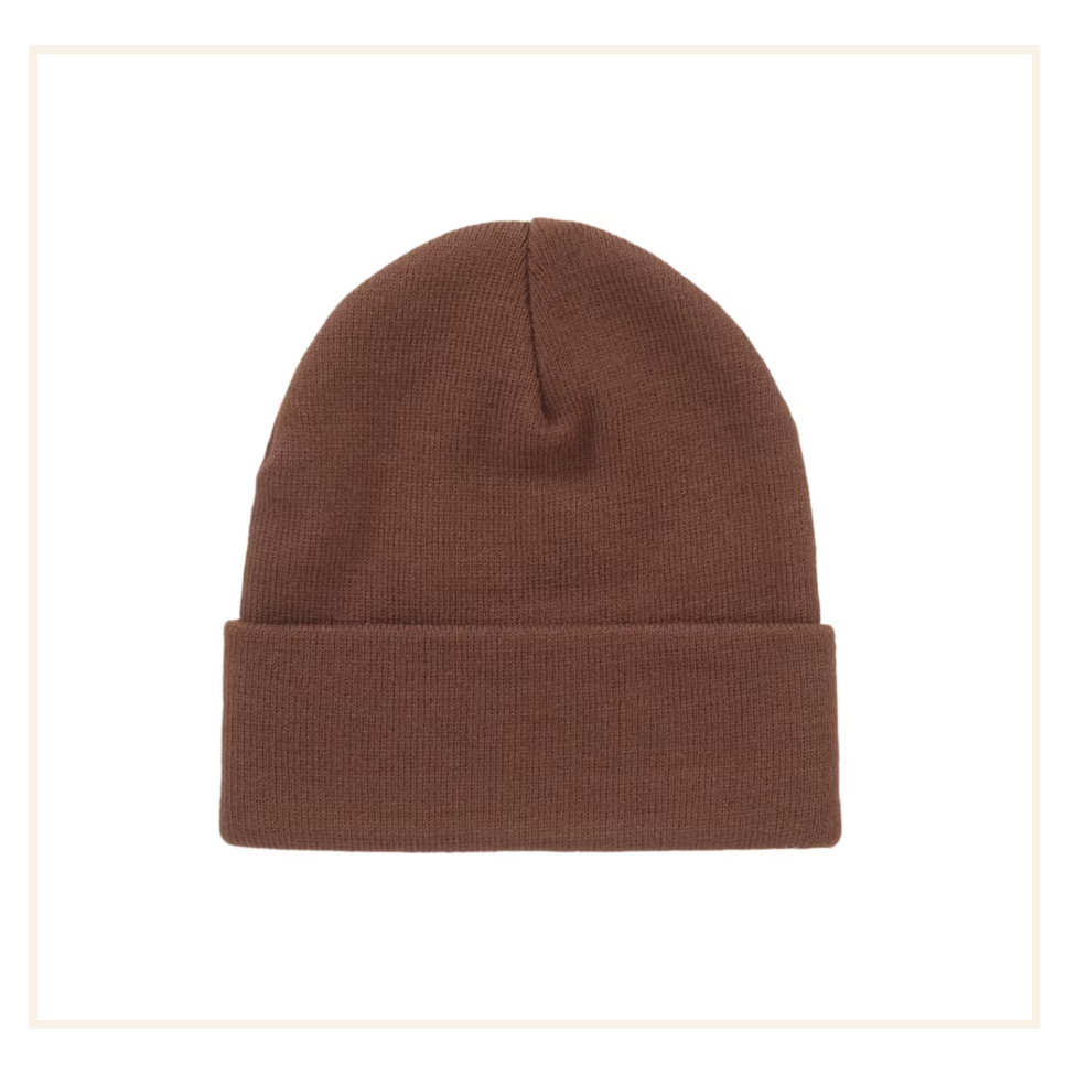 Supreme Crest Beanie Brown