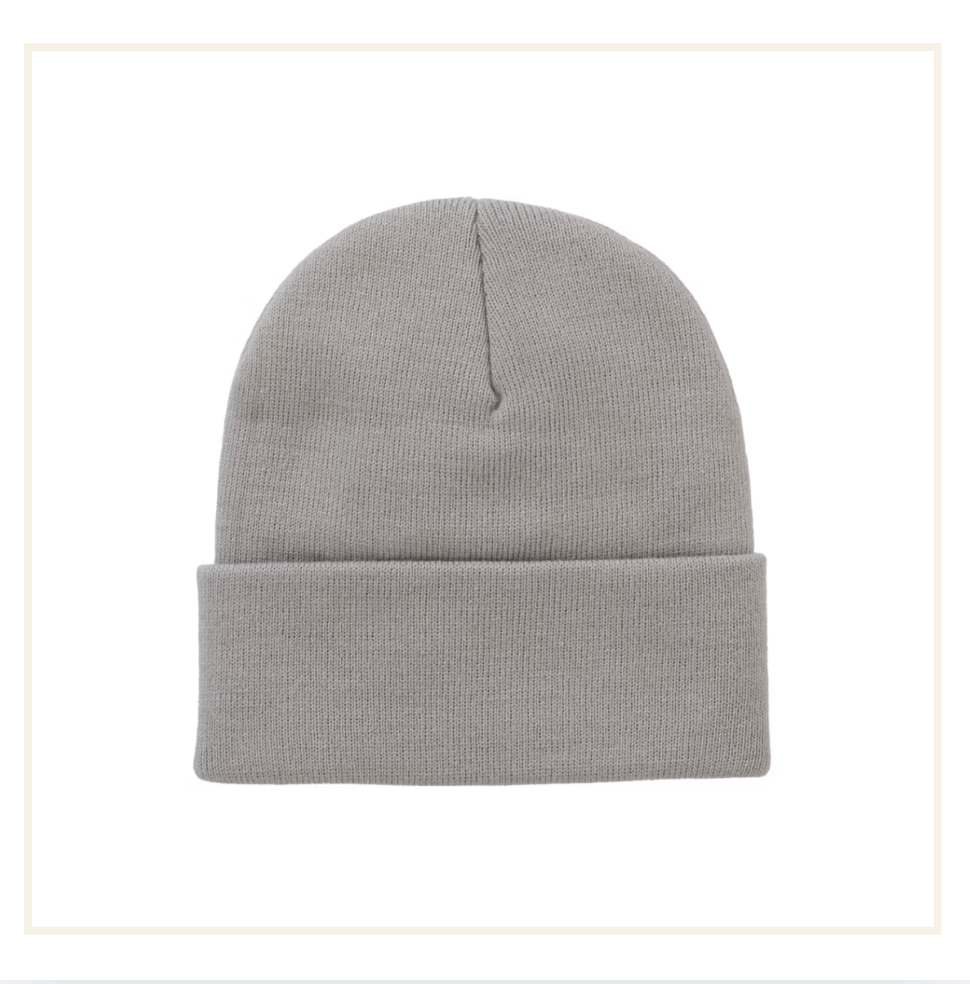 Supreme Crest Beanie Grey