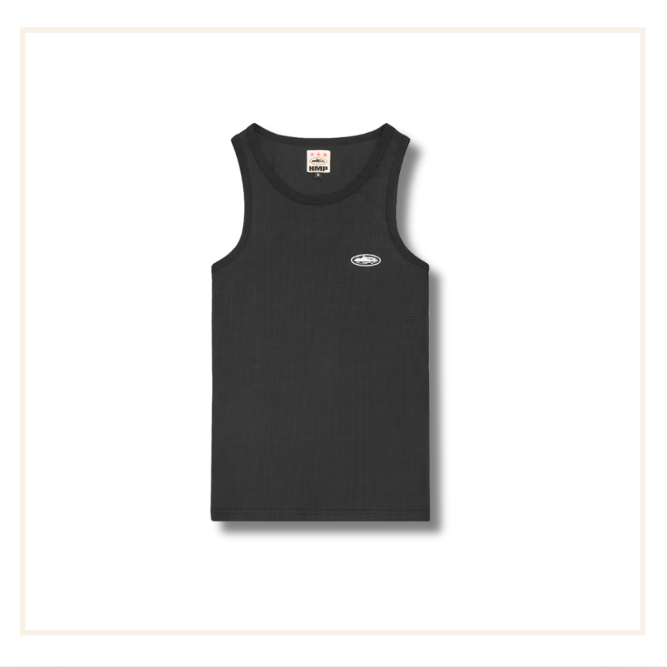 Corteiz HMP Essentials Tank Top Black