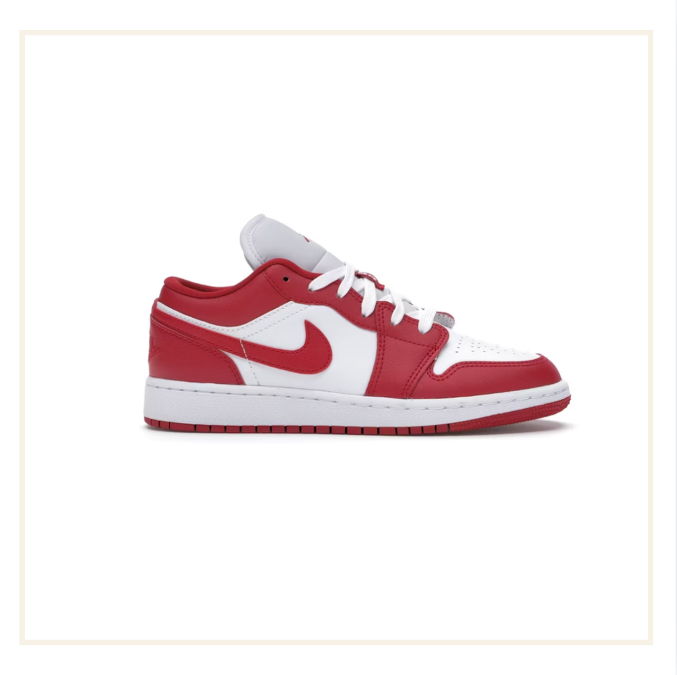 Air Jordan 1 Low Gym Red White (GS)
