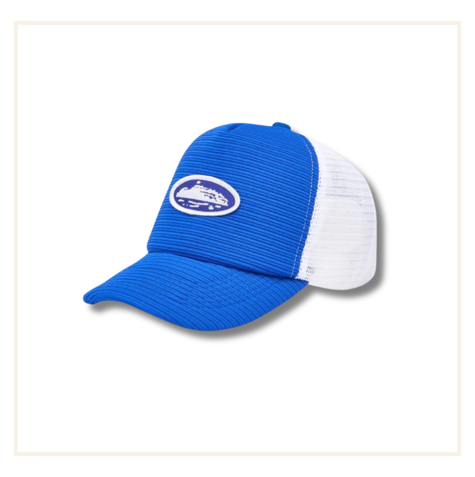 Corteiz Short Peak Trucker Royal Blue
