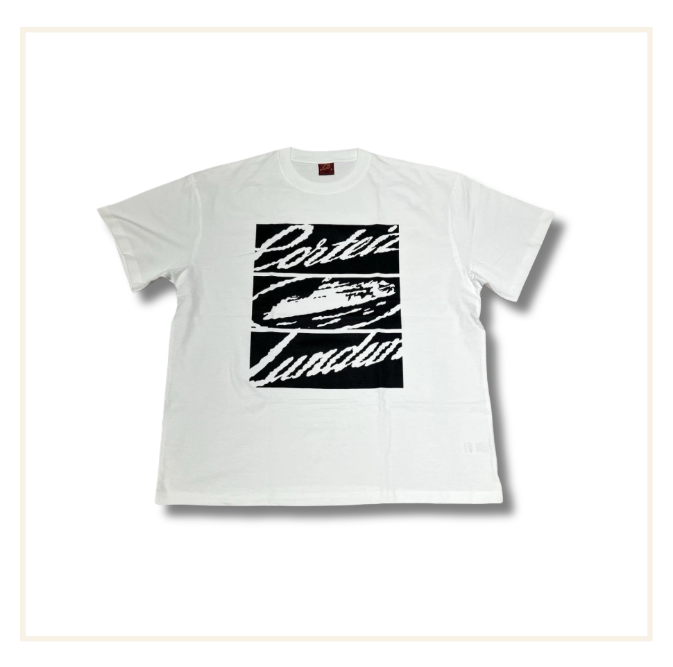 Corteiz Lundun Tee White Black