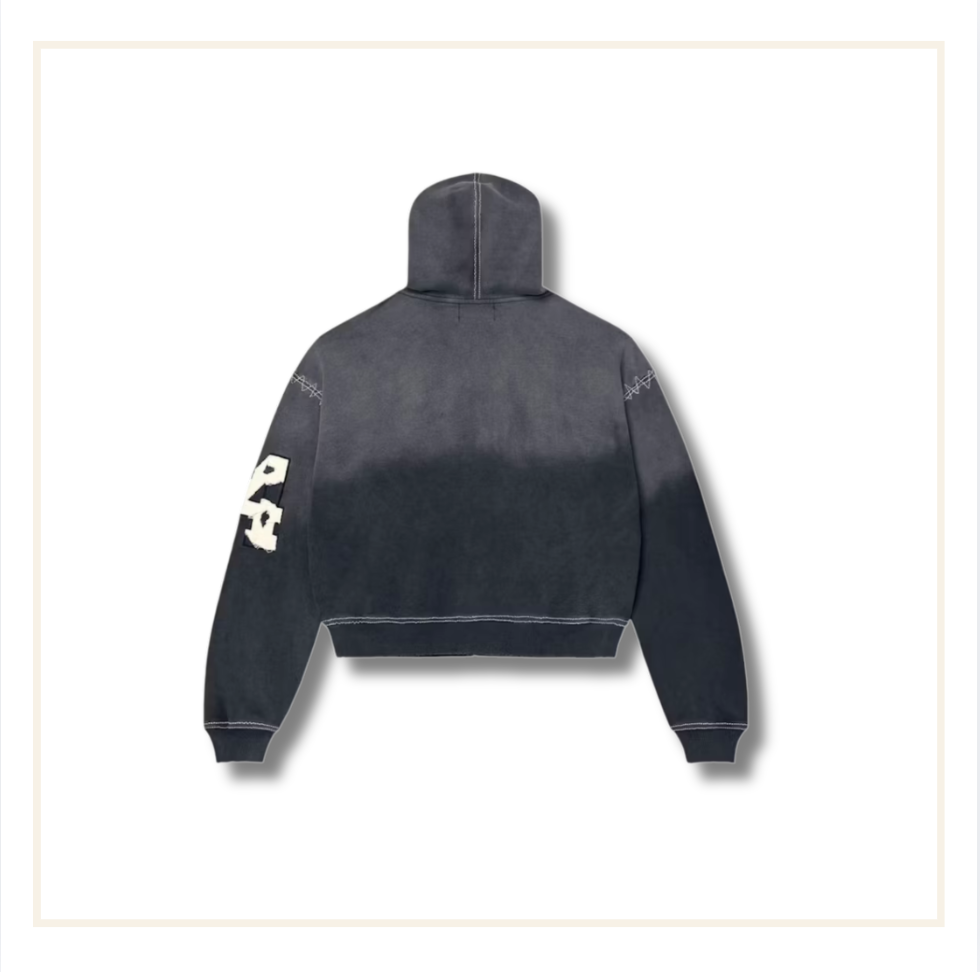Vale Forever Valley Dreams Religion Zip-Up Hoodie Black