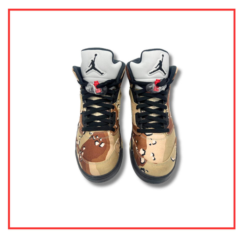 Air Jordan 5 Retro Supreme Desert Camo (Preloved) UK 9.5