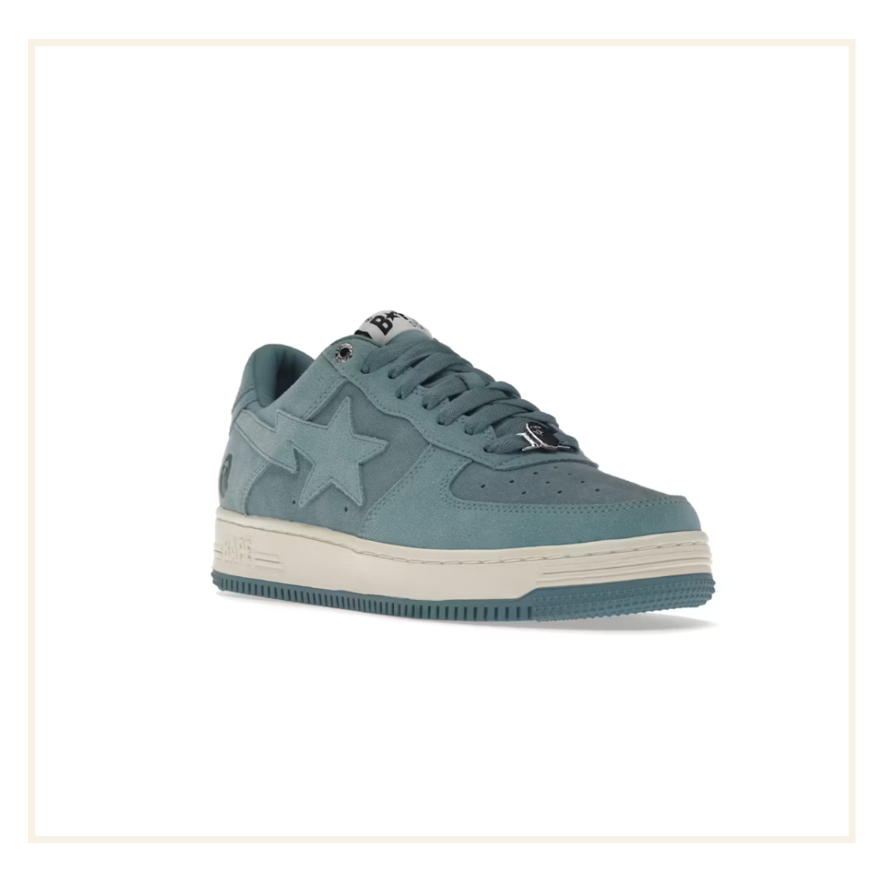 A Bathing Ape Bape Sta Blue Suede