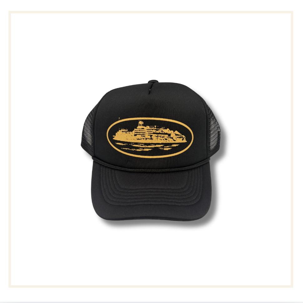 Corteiz Island Logo Trucker 667 Edition