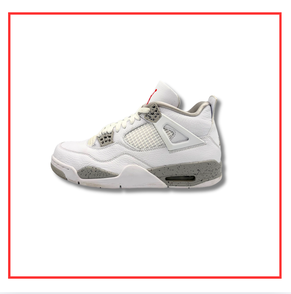 Air Jordan 4 Retro White Oreo (2021) (Preloved) UK 8