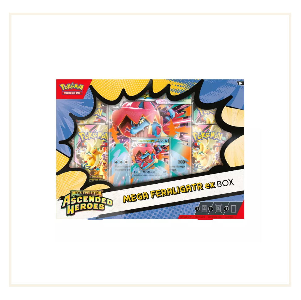 Pokémon Mega Evolution Ascended Heroes Mega Feraligatr Ex Box (2026)