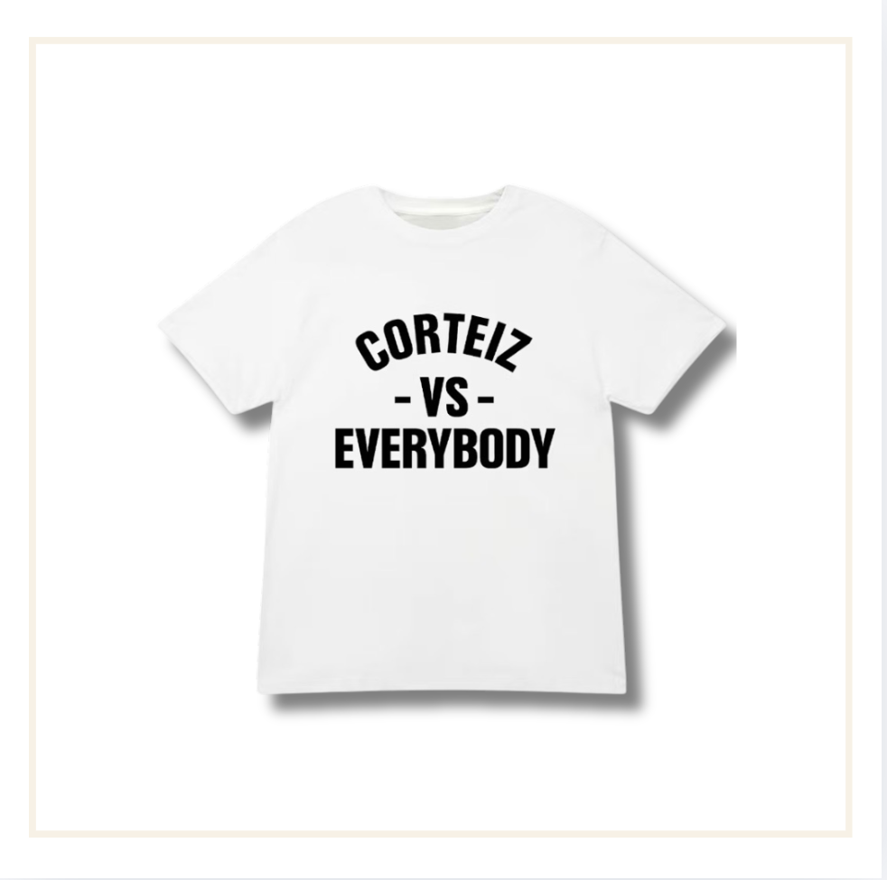 Corteiz VS Tee White