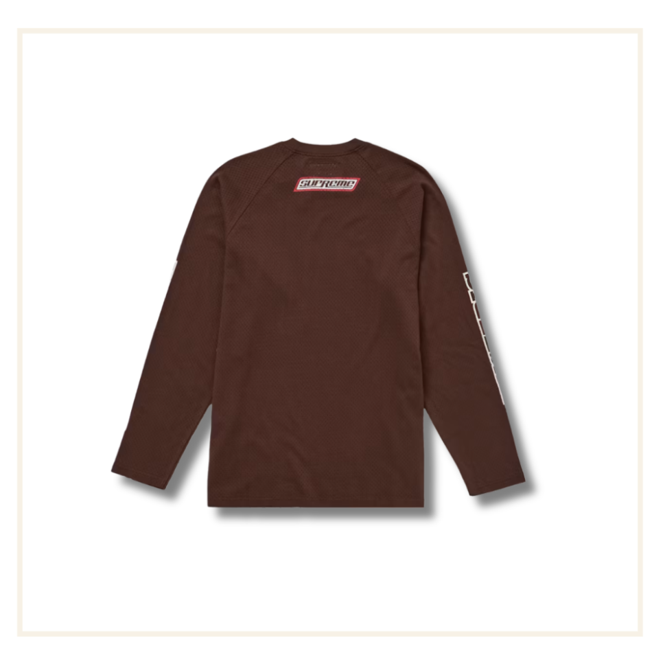 Supreme Hysteric Glamour Mesh L/S Top Brown