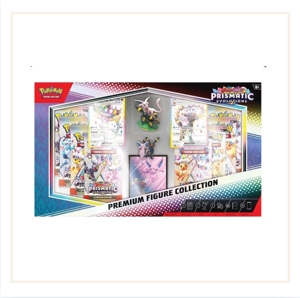 Pokémon Prismatic Evolutions Premium Figure Collection Box (2025)