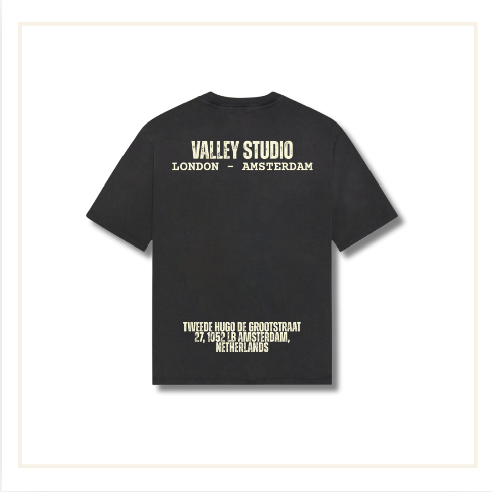 Suavo World x Studio By Charles LDN to AMS T-Shirt Black
