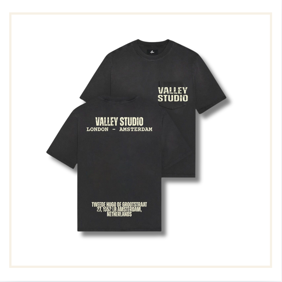 Suavo World x Studio By Charles LDN to AMS T-Shirt Black