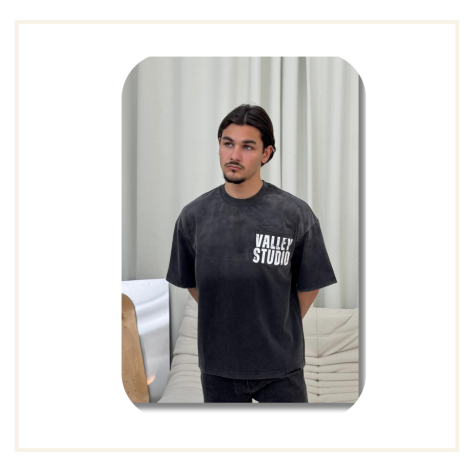 Suavo World x Studio By Charles LDN to AMS T-Shirt Black