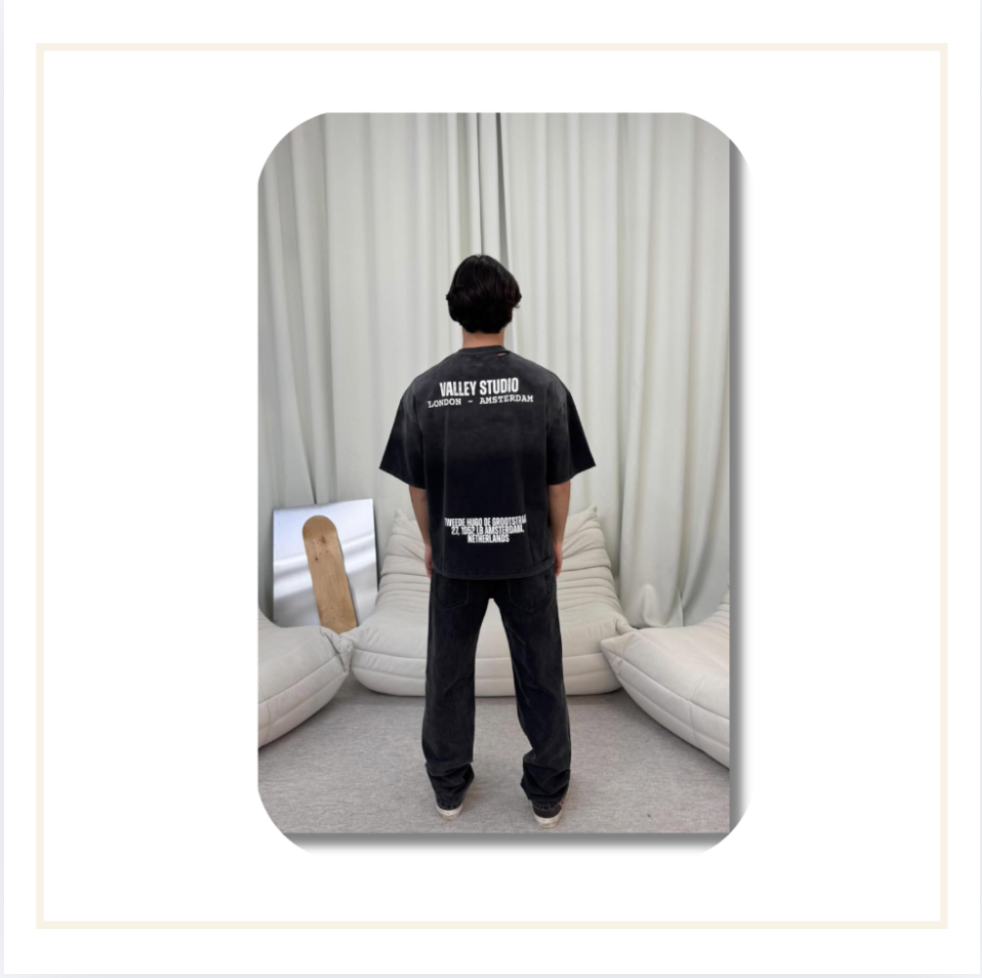 Suavo World x Studio By Charles LDN to AMS T-Shirt Black
