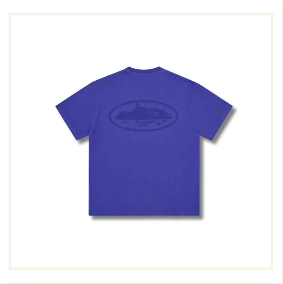 Corteiz Knockout Tee Indigo Blue