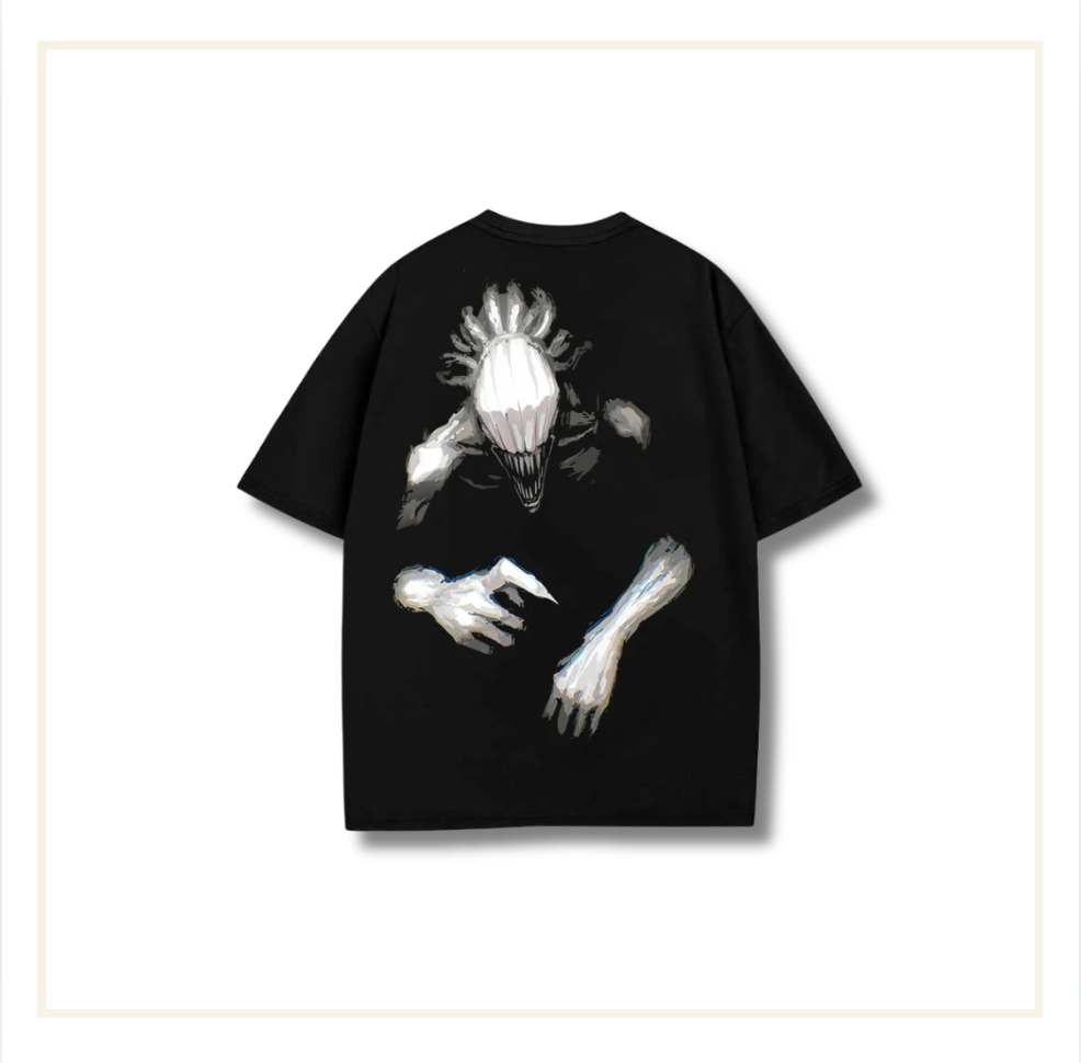 Hokuro Curse Bounded 2-Sided Oversized Tee