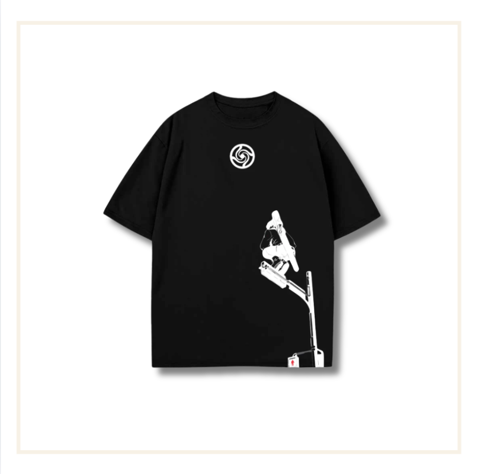 Hokuro Curse Bounded 2-Sided Oversized Tee