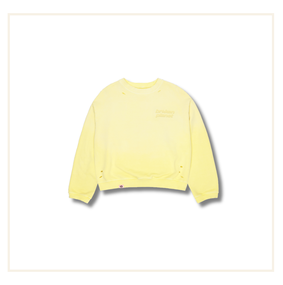 Broken Planet Star Logo Sunfaded Crewneck