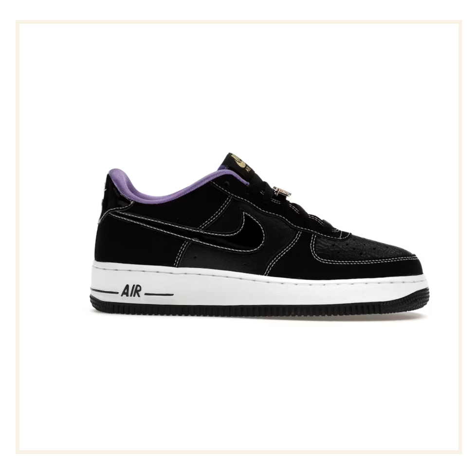 Nike Air Force 1 Low '07 LV8 World Champ Black Purple (GS)