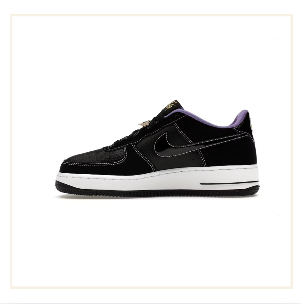 Nike Air Force 1 Low '07 LV8 World Champ Black Purple (GS)