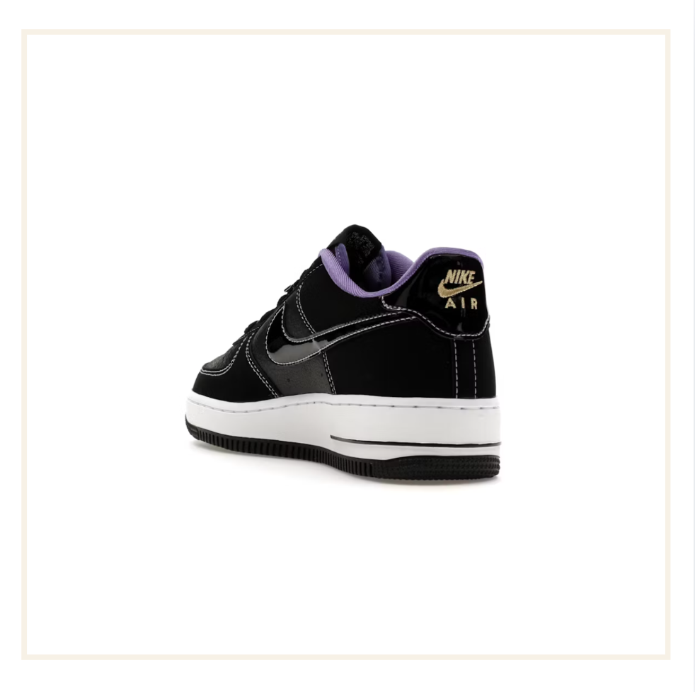 Nike Air Force 1 Low '07 LV8 World Champ Black Purple (GS)