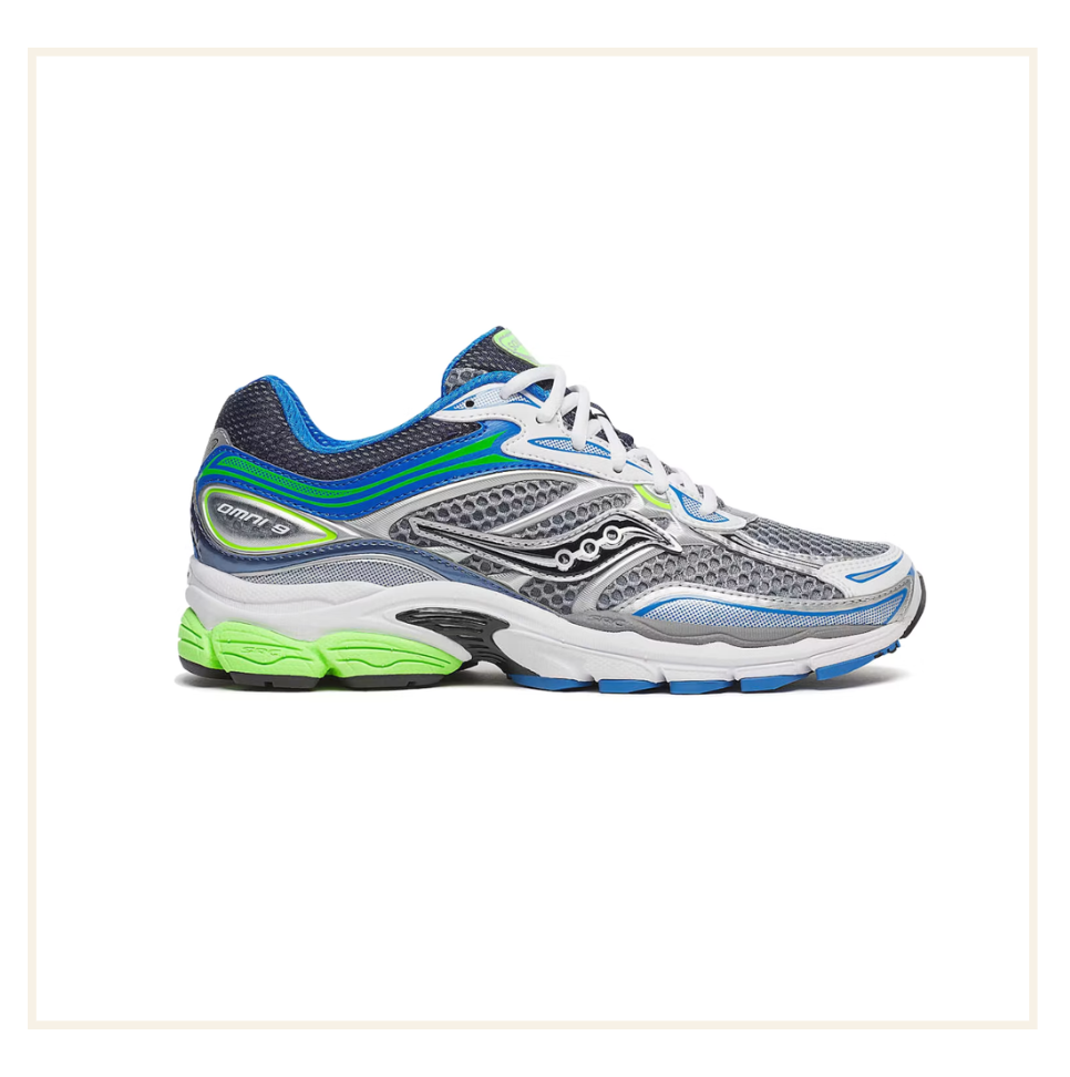 Saucony ProGrid Omni 9 Grey Slime Blue