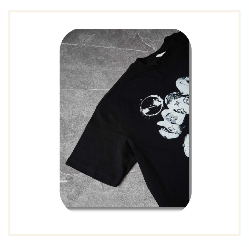 Noissey Liquid Chrome Monogram T-Shirt Black
