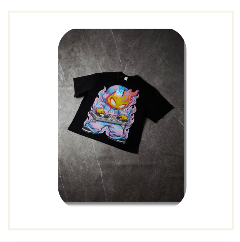 Noissey Rainbow Tie-Dye DJ Skater T-Shirt