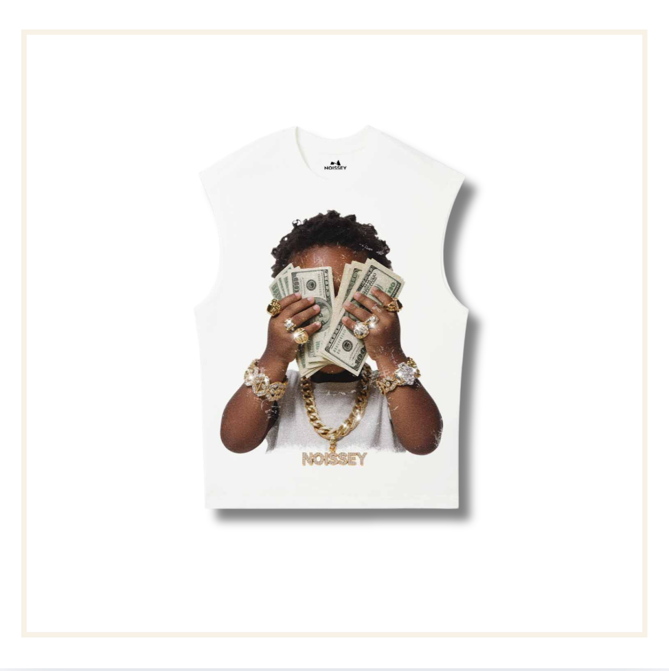 Noissey Wealthy Baby Tank Top White