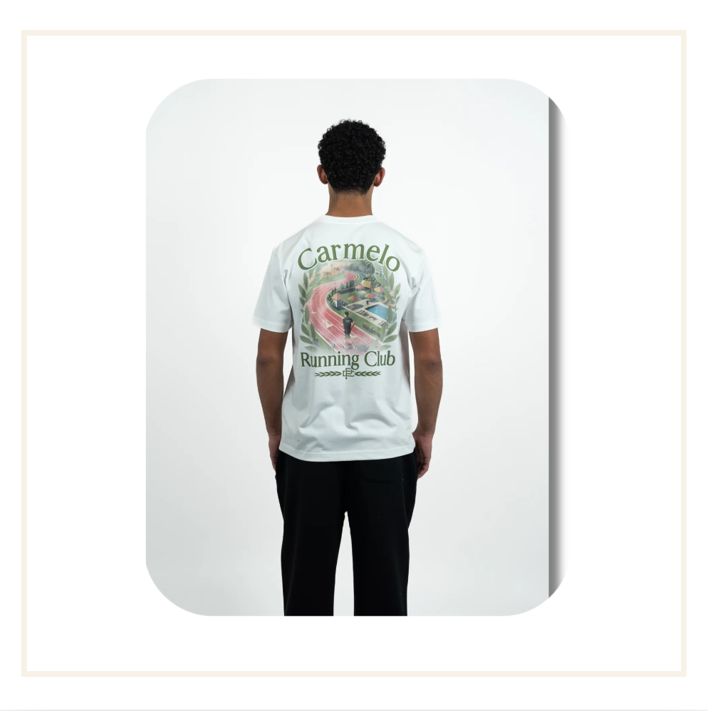 Carmelo Pace Running 2.0 Club T-Shirt White