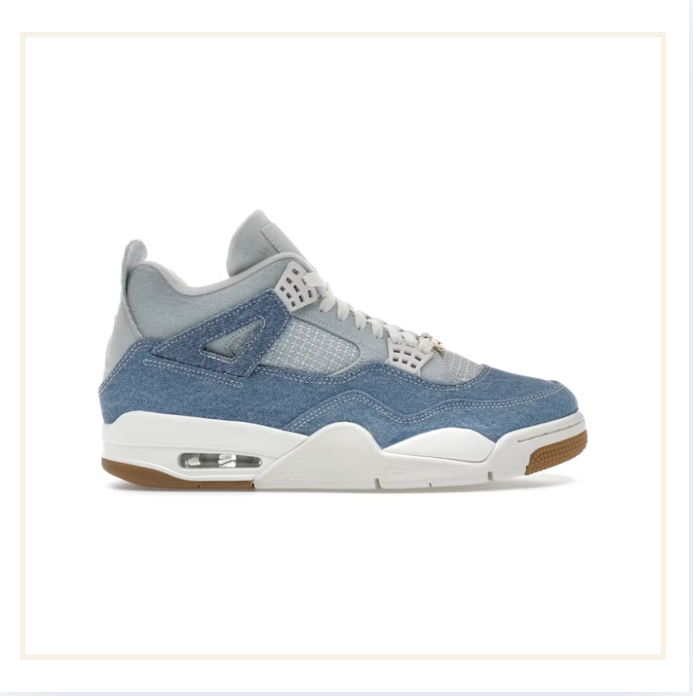 Air Jordan 4 Retro TEX Denim Worn Blue (W)