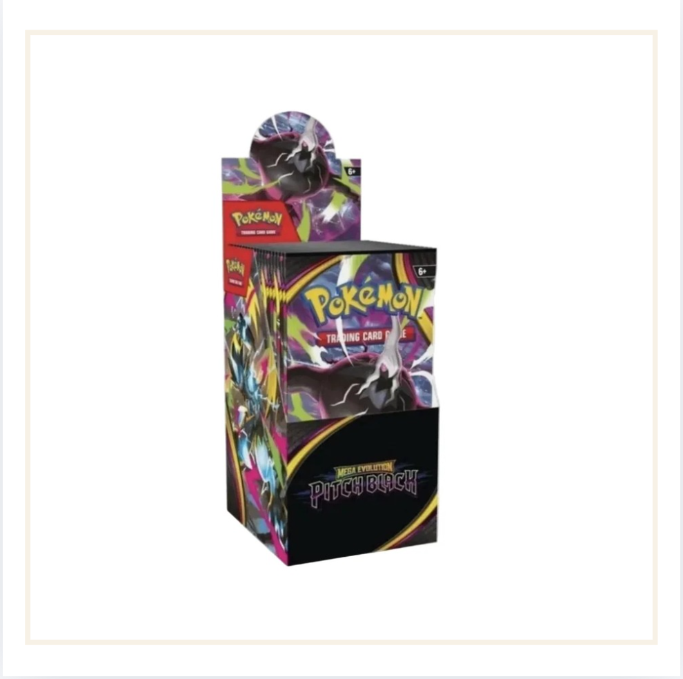 Pokémon Mega Evolution Pitch Black Half Booster Box
