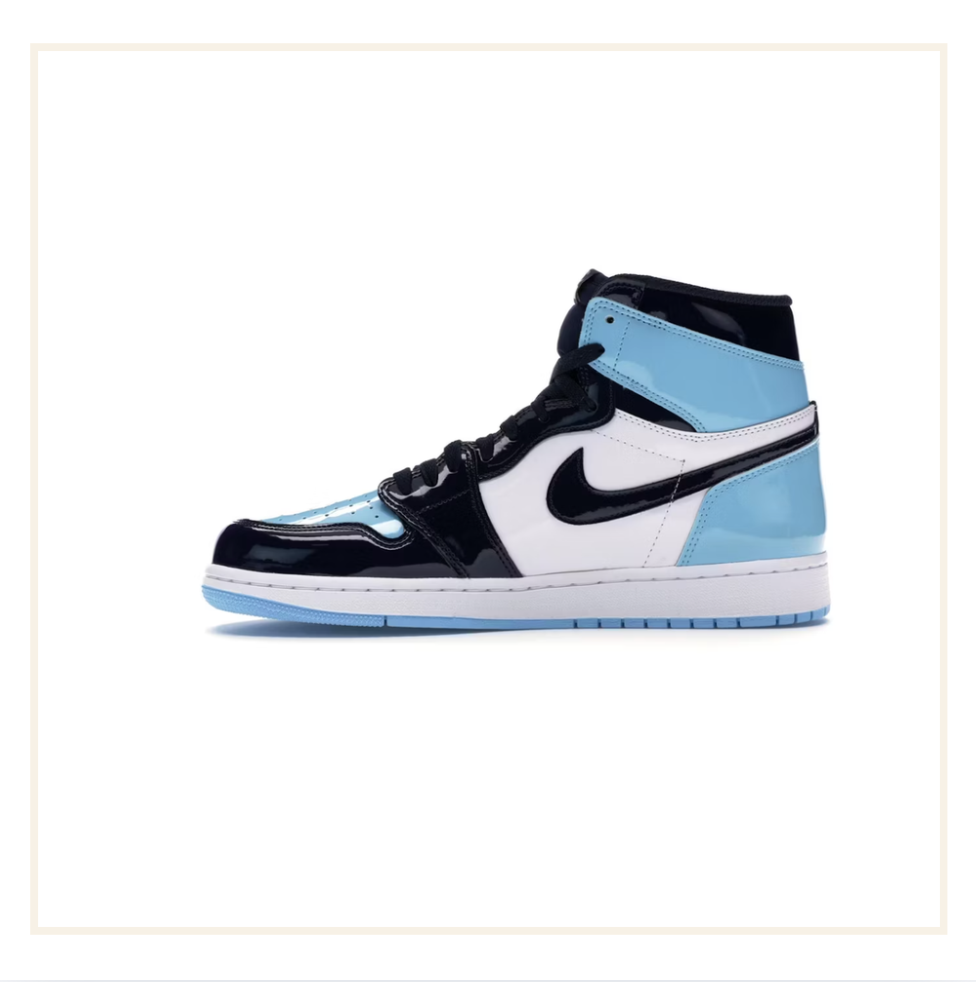 Air Jordan 1 Retro High UNC Patent Blue Chill (W)